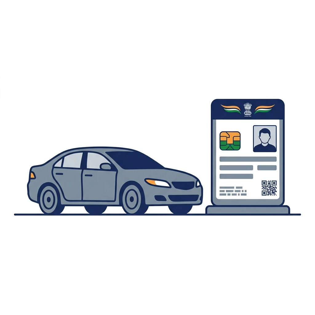 Vahan 4.0 Online Services Dashboard showing Digital RC and Driving Licence